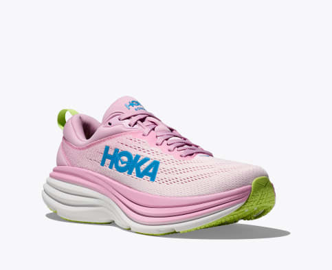 Hoka 1127952 Womens Bondi 8 Ptwl Pink Twilight/Waterpark