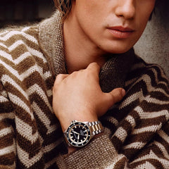 Armani Emporio Mens Sport Watch In Gold & Silver