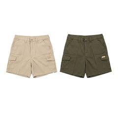 Sterling Mens Shorts Twinpack In Olive & Beige