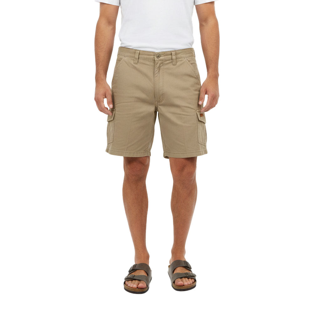 Sterling Mens Shorts Twinpack In Olive & Beige