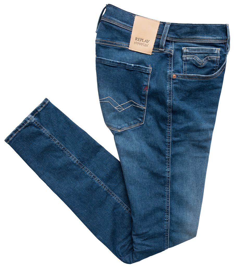 Replay M914Y 661 Or1 Hyperflex Jean  Blue