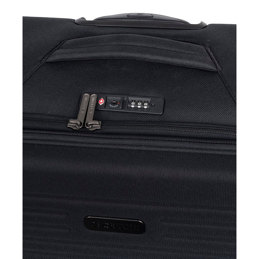 Cellini Destiny Trolley Luggage Bag In Black