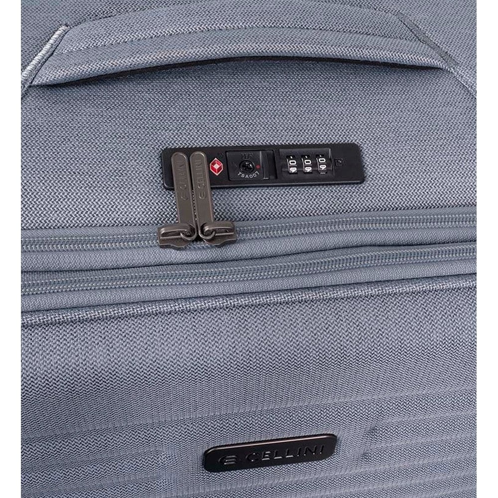 Cellini Destiny Trolley Luggage Bag In Light Blue