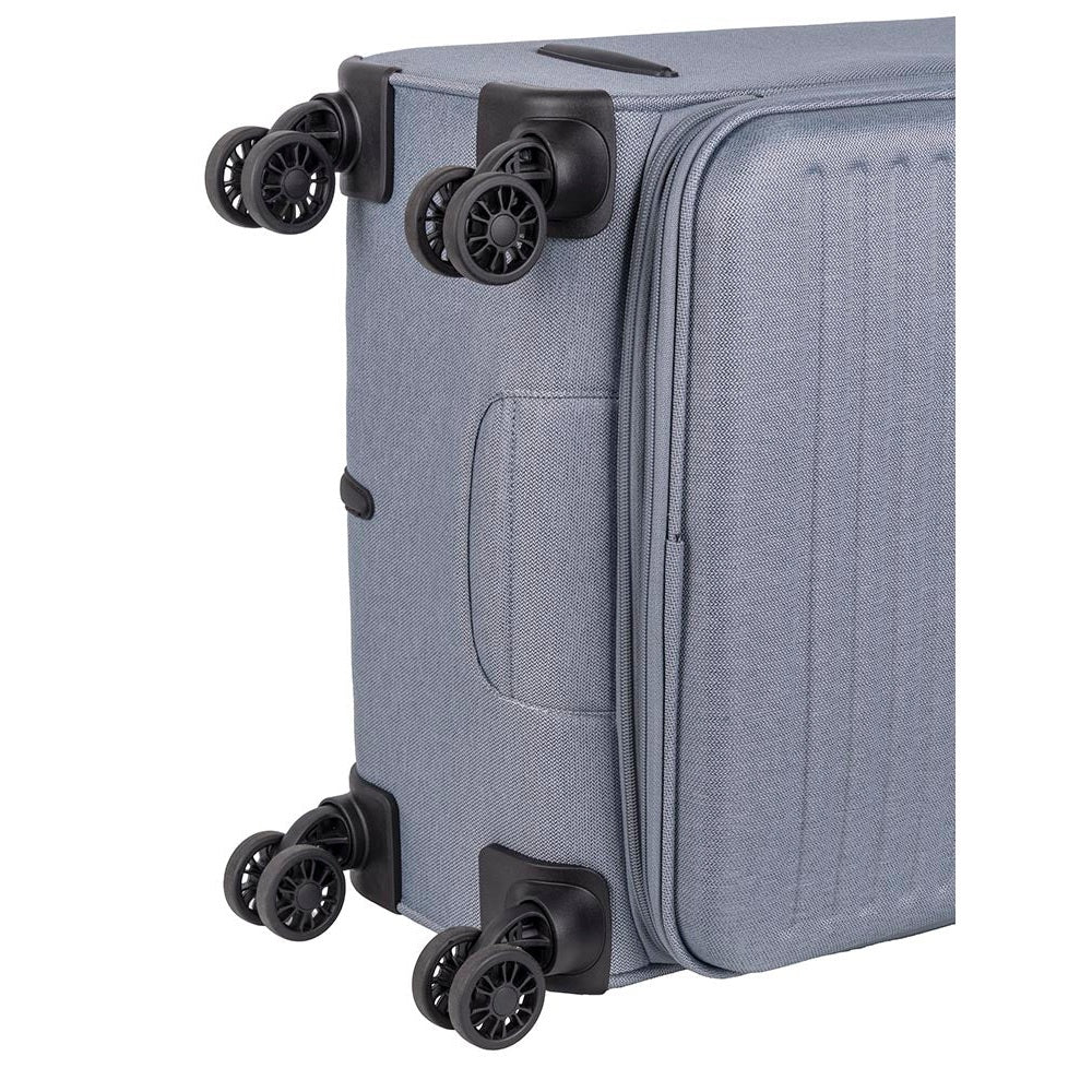 Cellini Destiny Trolley Luggage Bag In Light Blue