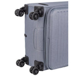 Cellini Destiny Trolley Luggage Bag In Light Blue
