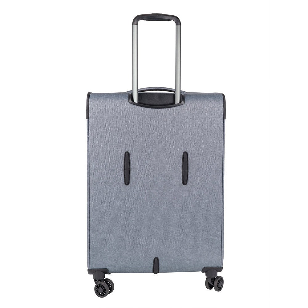 Cellini Destiny Trolley Luggage Bag In Light Blue