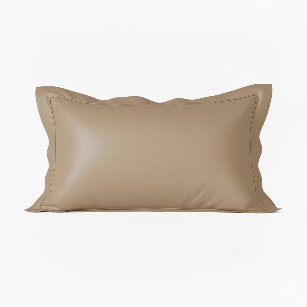 Egyptian Cotton Oxford T400 Pillow Cases in Stone