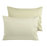 Egyptian Cotton T400 Standard Pillow Cases In Cream
