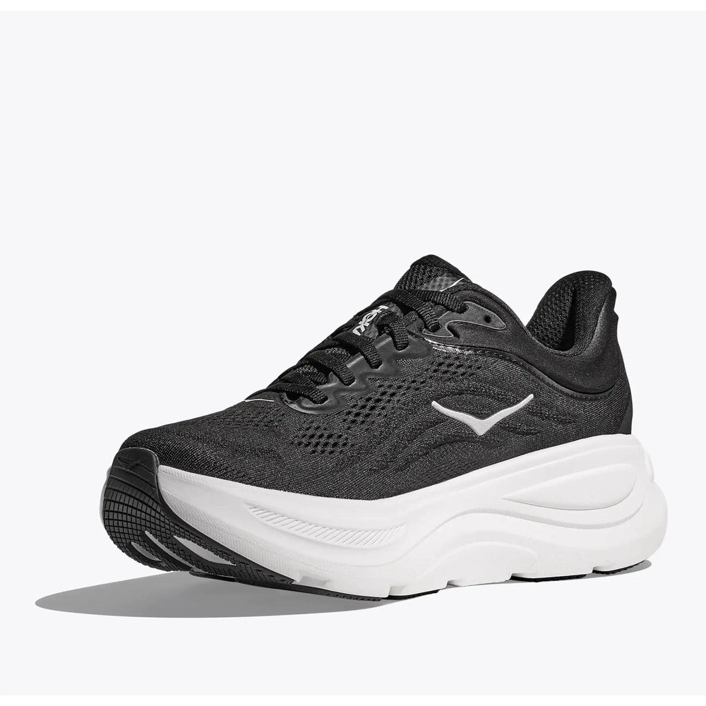 Hoka Mens Bhondi 9 Sneakers In Black/White