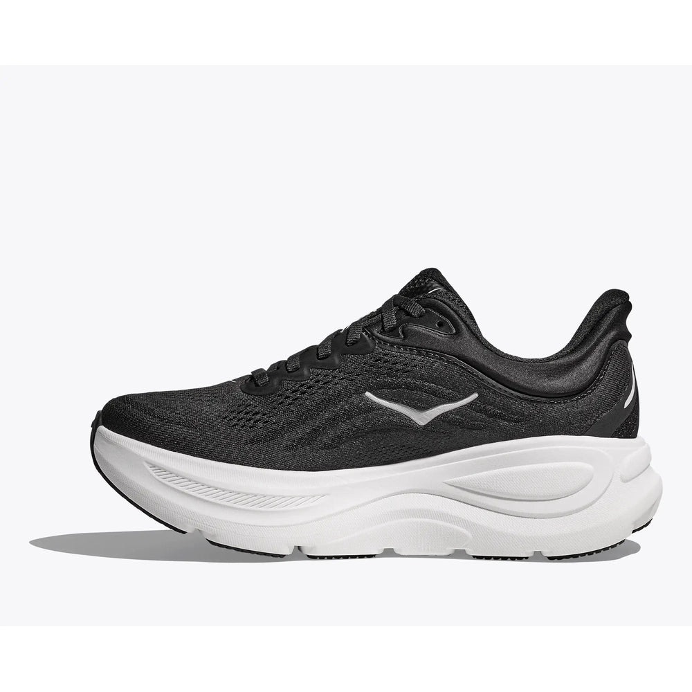 Hoka Mens Bhondi 9 Sneakers In Black/White