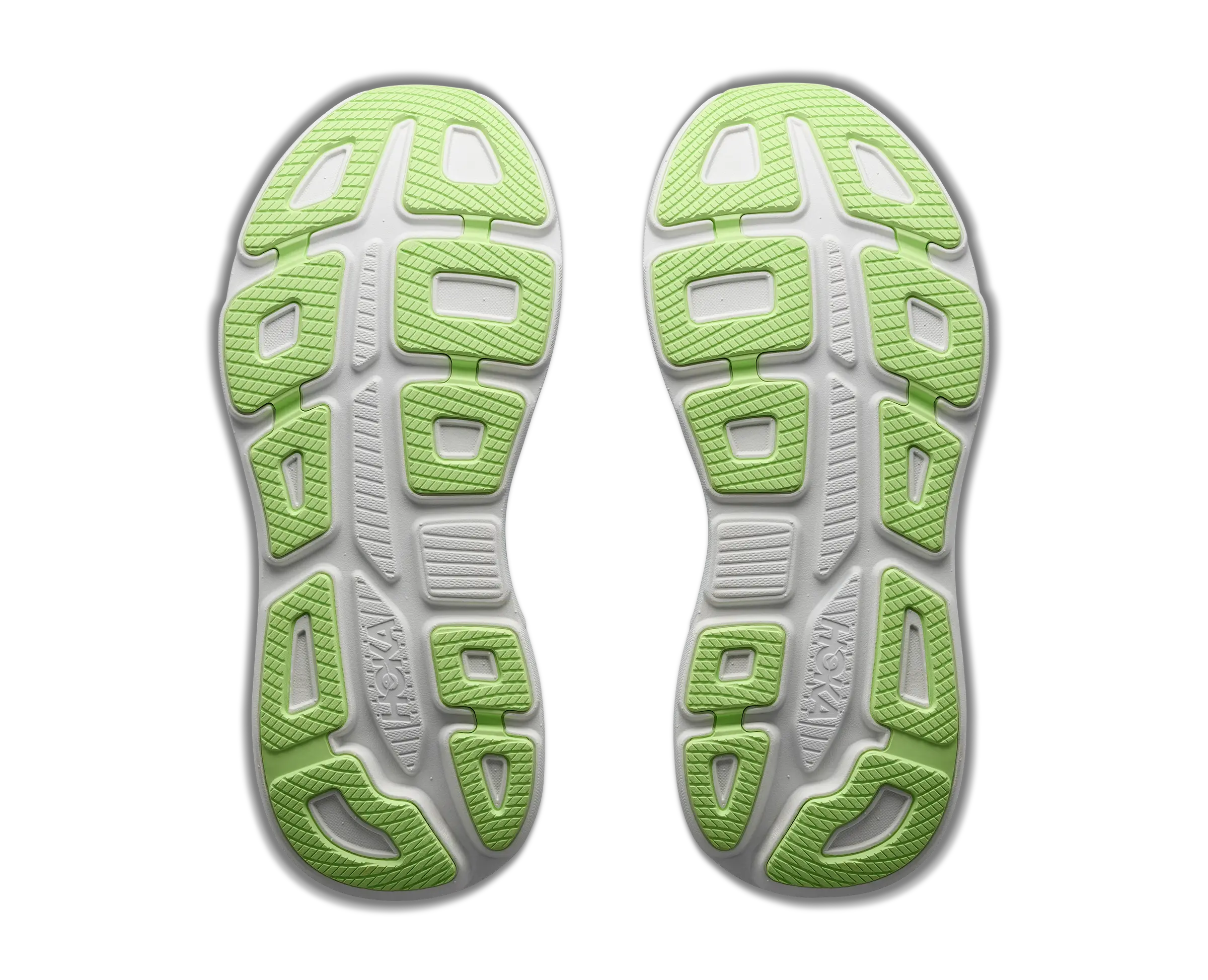 Hoka Mens Bhondi 9 Shoes In Virtual Blue/Soft Cobalt