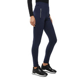 Sissy boy Ladies High Rise Dawson Pants with Zips In Navy