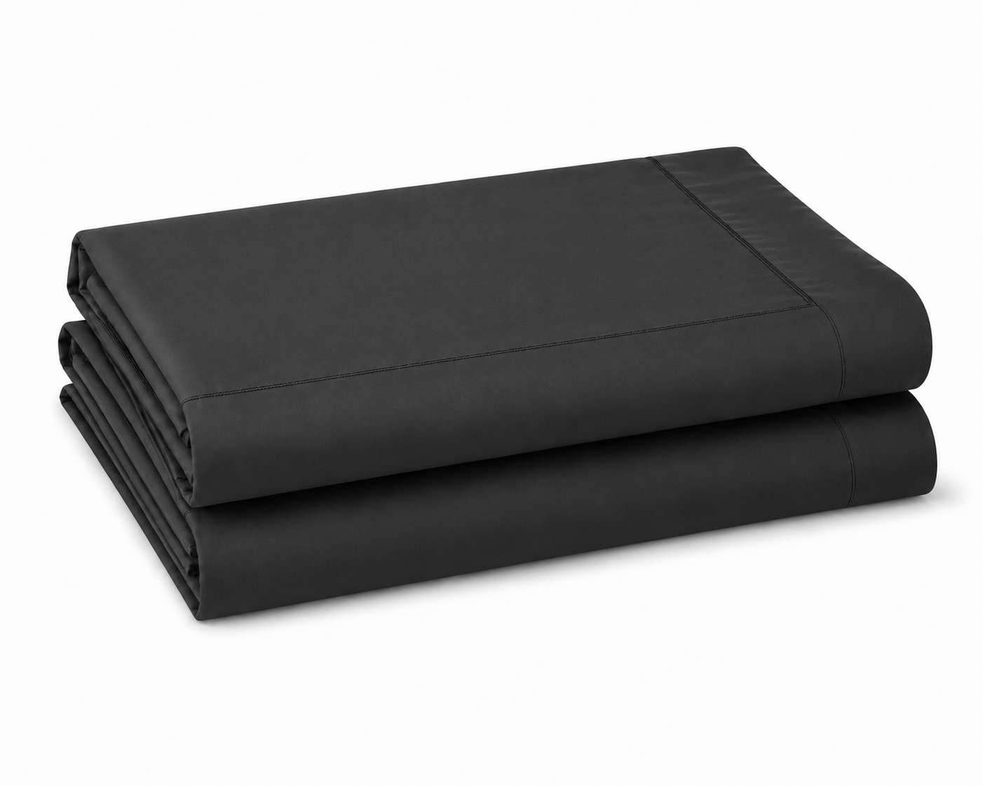 Egyptian Cotton Continental Pillowcase Pair In Black