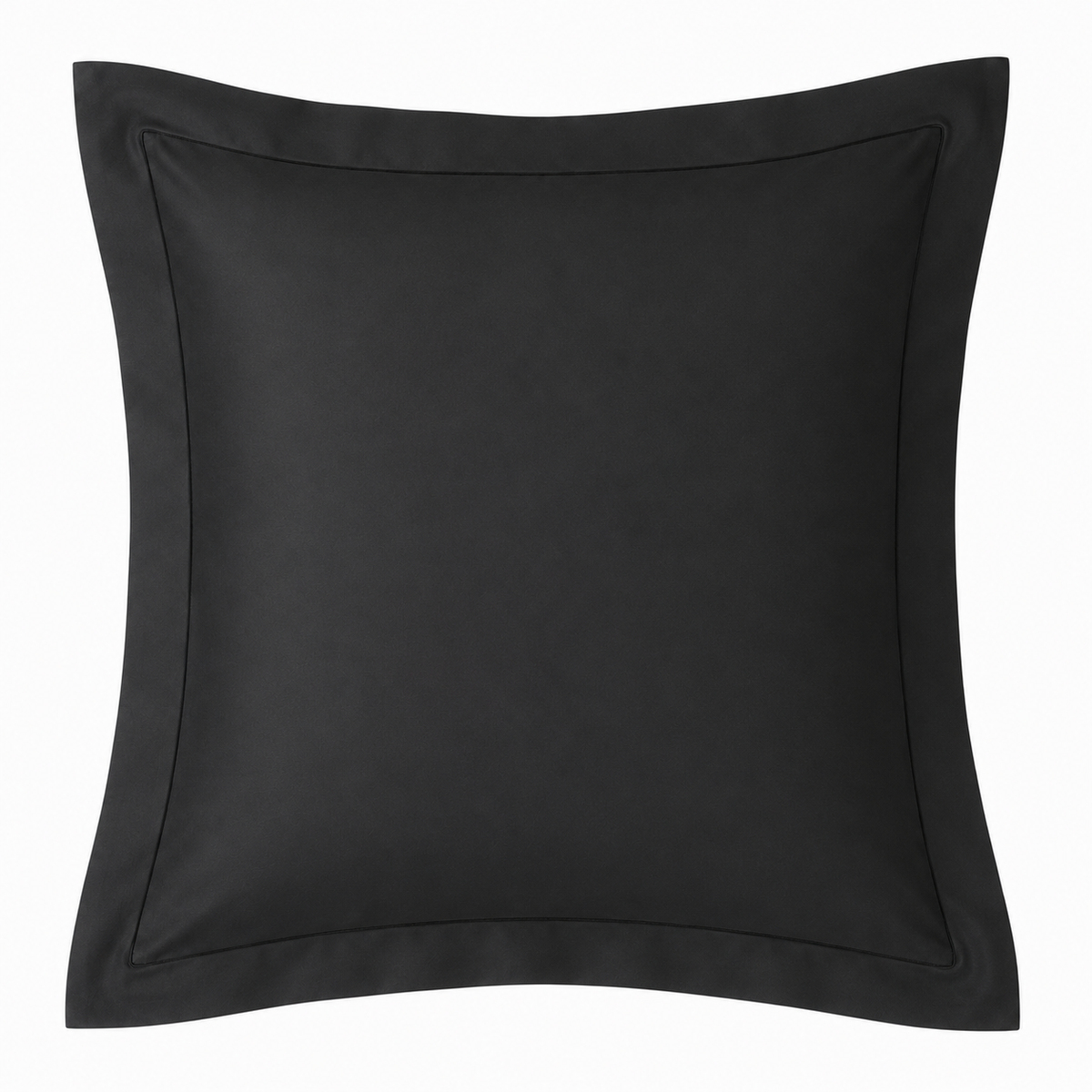 Egyptian Cotton Continental Pillowcase Pair In Black