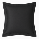 Egyptian Cotton Continental Pillowcase Pair In Black