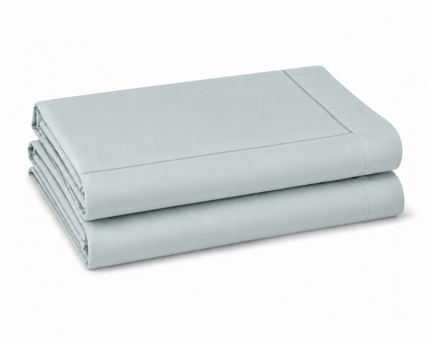 Egyptian Cotton Continental Pillowcase Pair In Duck Egg