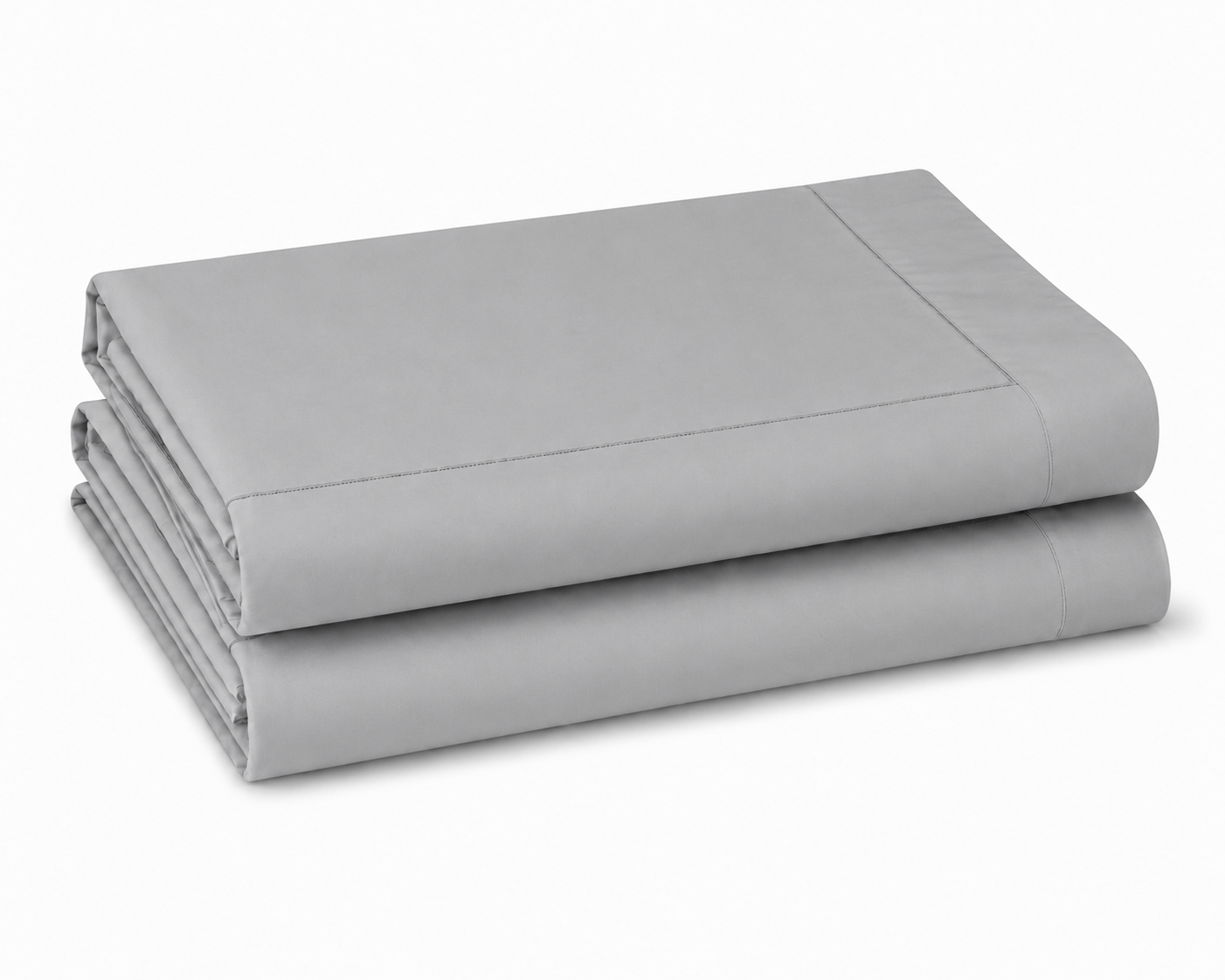 Egyptian Cotton Continental Pillowcase Pair In Grey