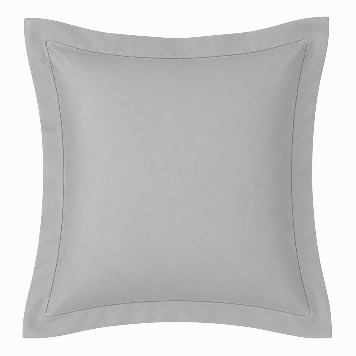 Egyptian Cotton Continental Pillowcase Pair In Grey