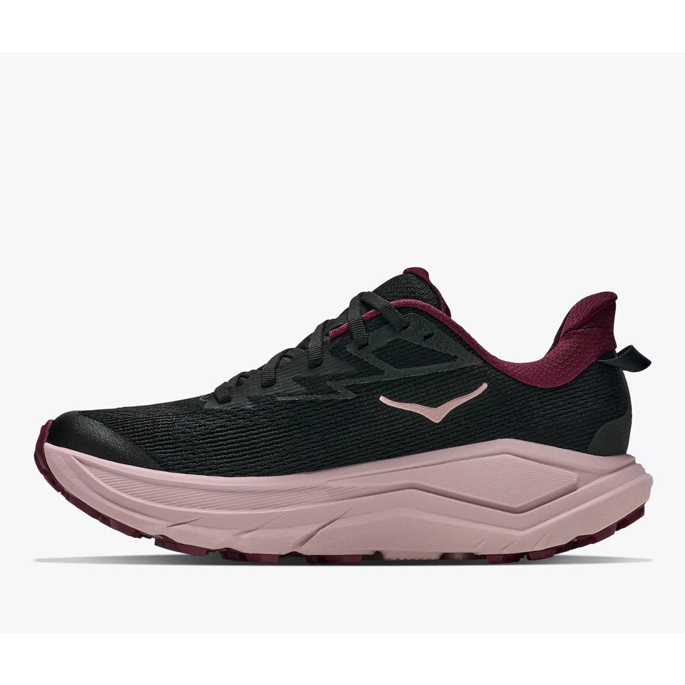 Hoka Womens Challenger 8 Sneakers In Black/Pink Opal