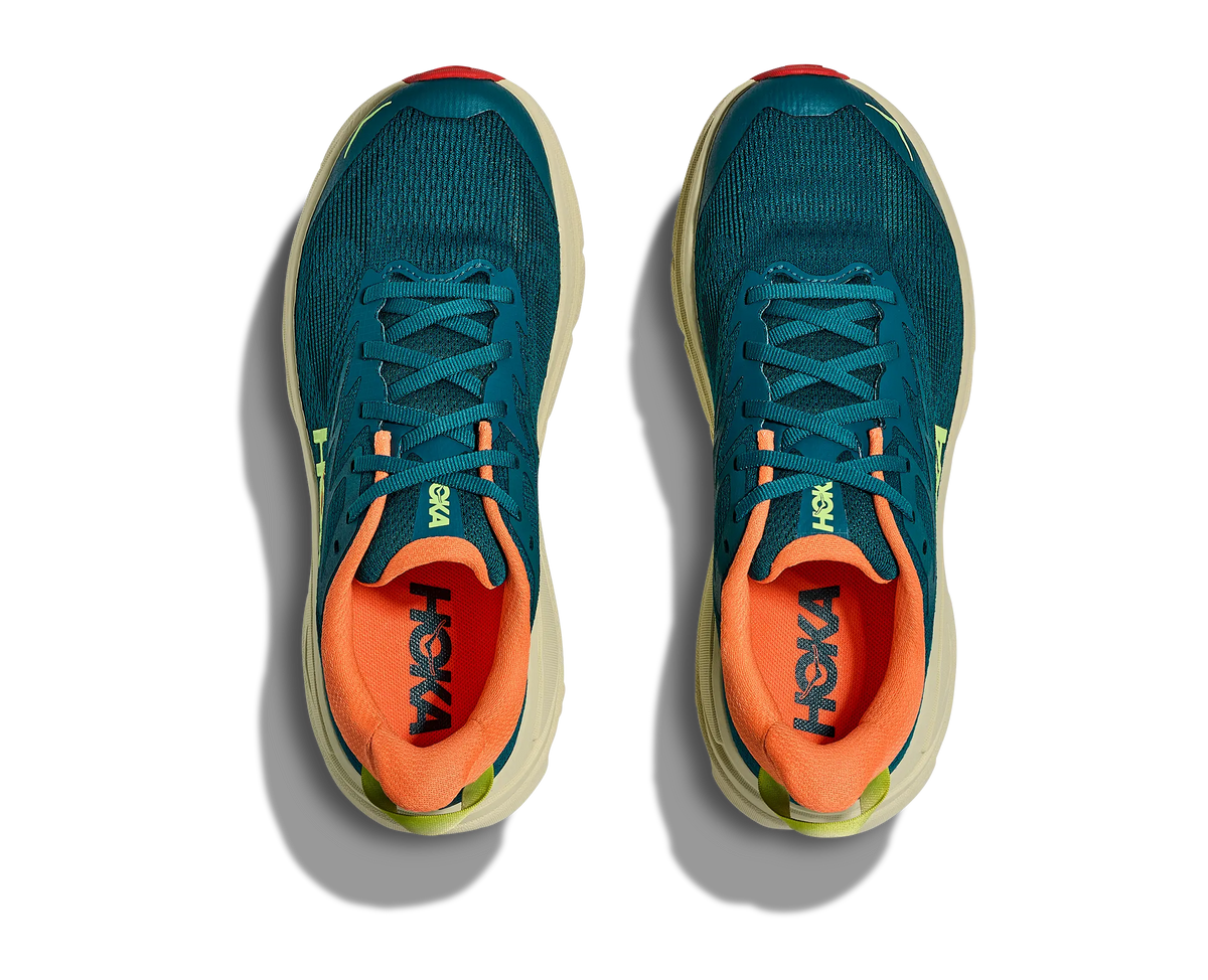 Hoka Womens Challenger 8 Shoes Tvp Tidal Wave And Pampas Grass