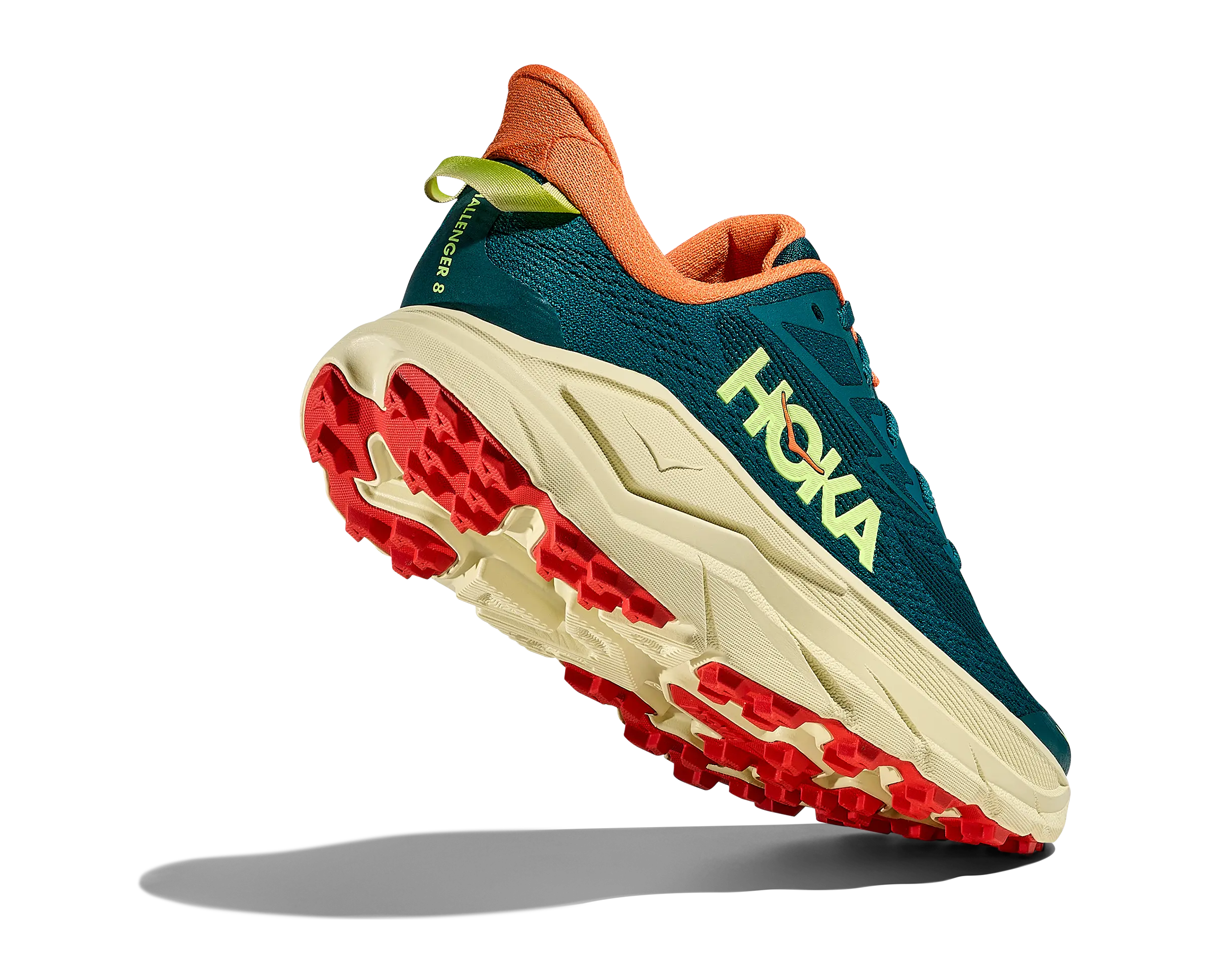Hoka Womens Challenger 8 Shoes Tvp Tidal Wave And Pampas Grass