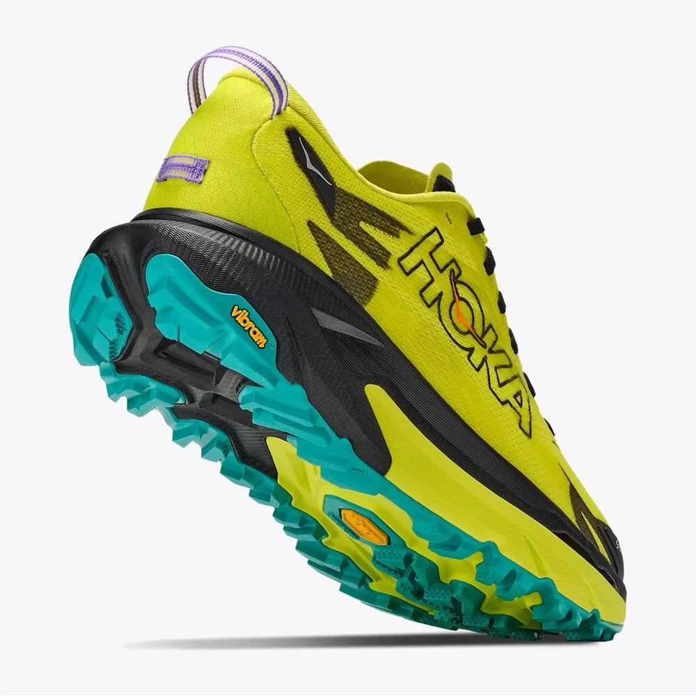 Hoka Mens Mafate 5 Sneakers In Black/Hoka Citrus