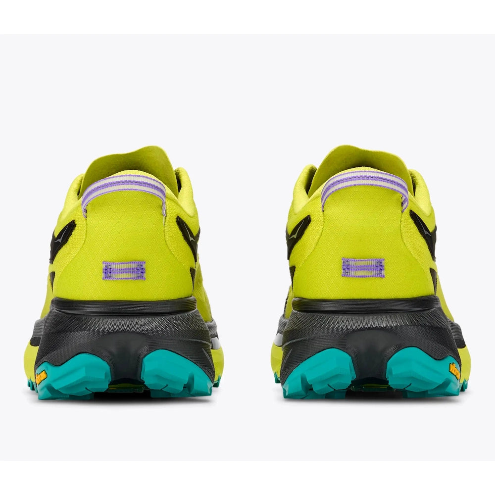 Hoka Mens Mafate 5 Sneakers In Black/Hoka Citrus