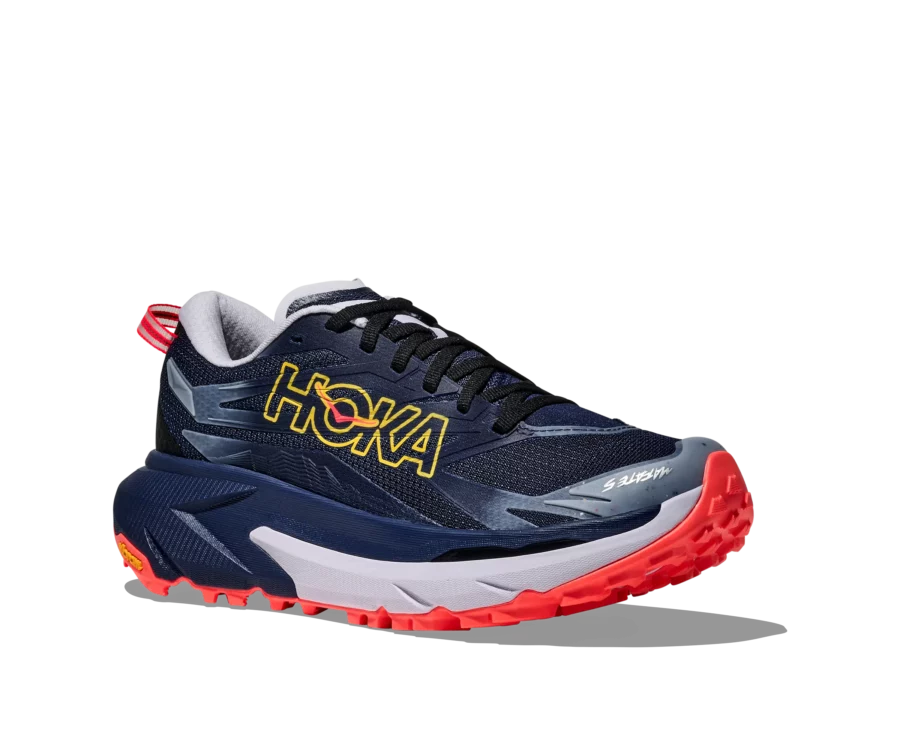 Hoka Womens Matafe 5 Shoes Midnight Blue/Starlight Glow