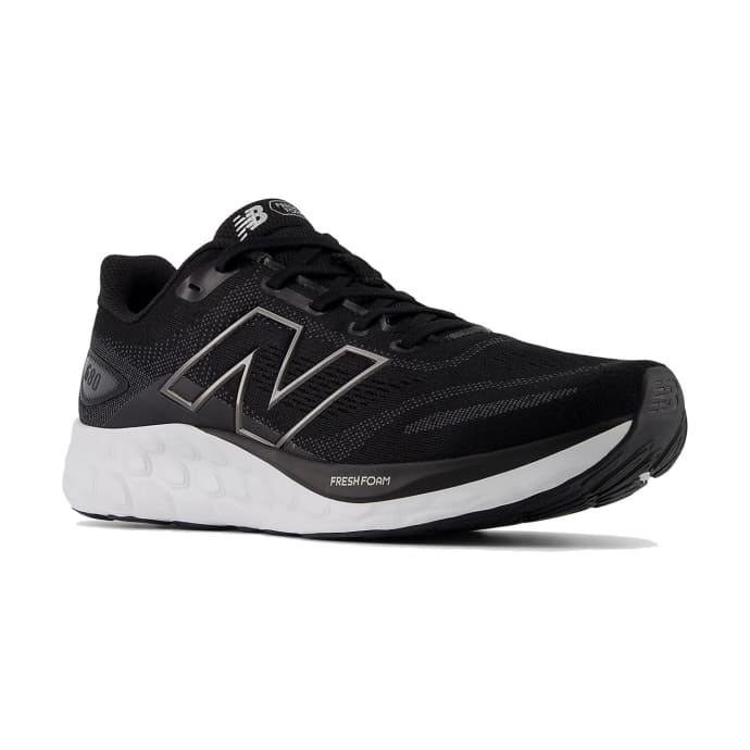 New Balance 680 Mens Running Course Shoes Black And White