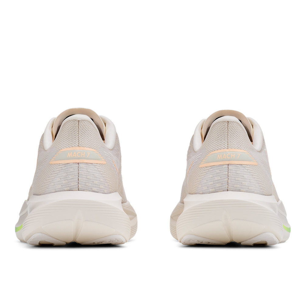 Hoka Womens Mach 7 Sneakers In Oat Milk/Alabaster