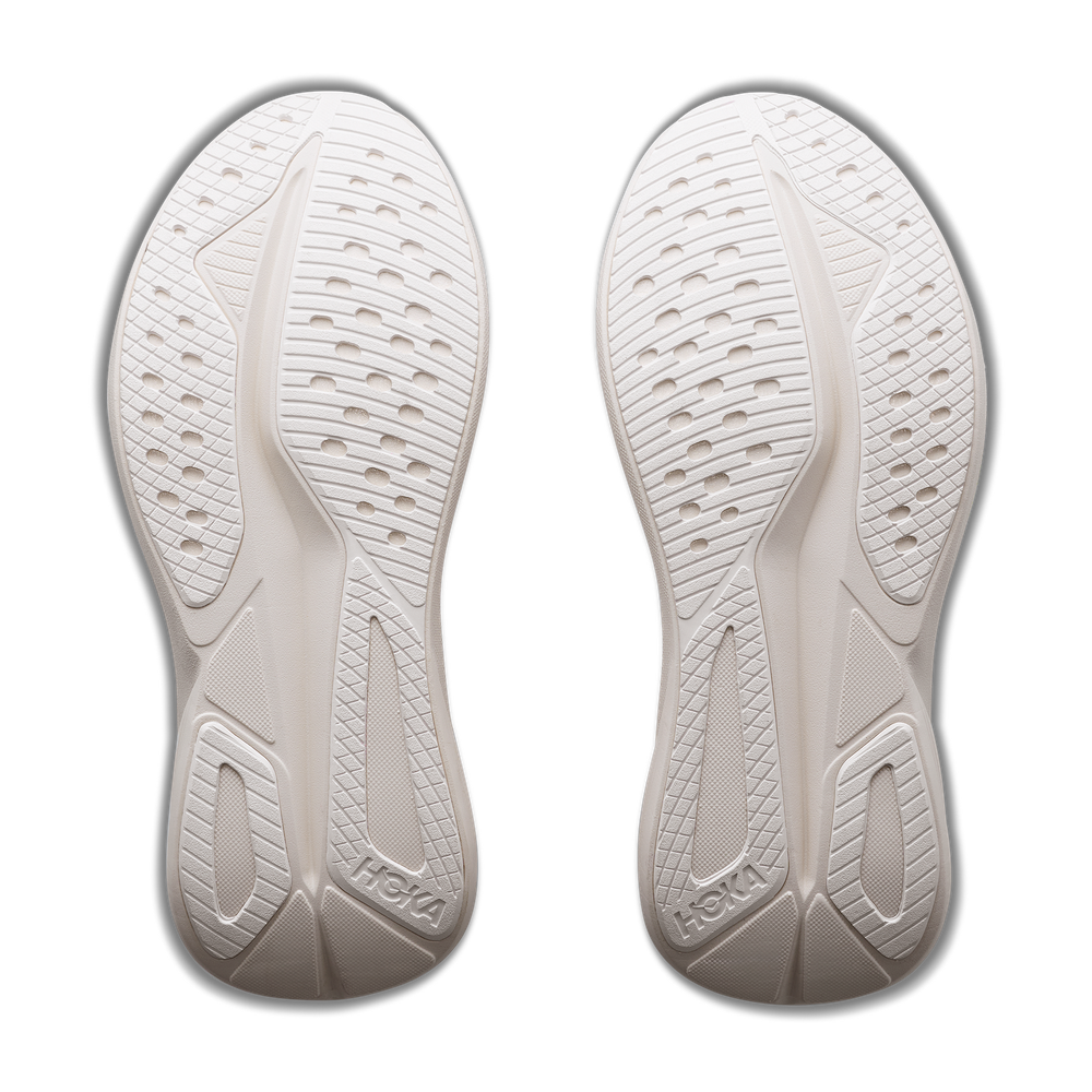 Hoka Womens Mach 7 Sneakers In Oat Milk/Alabaster