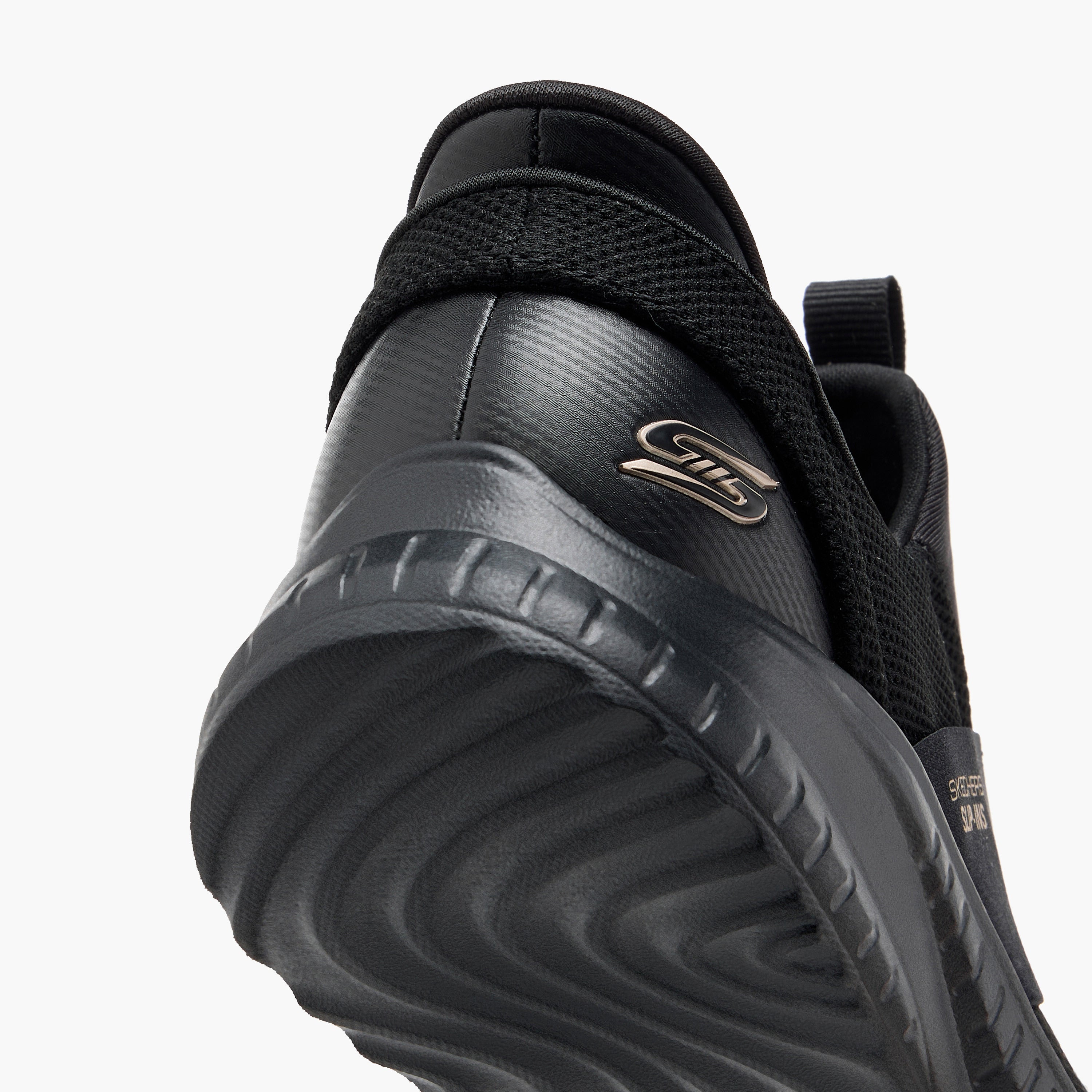 Skechers Womens Bobs Squad Chaos Shoes In Black