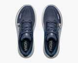Hoka Mens Clifton Pro Wide Shoes In Varsity Navy/Soft Cobalt
