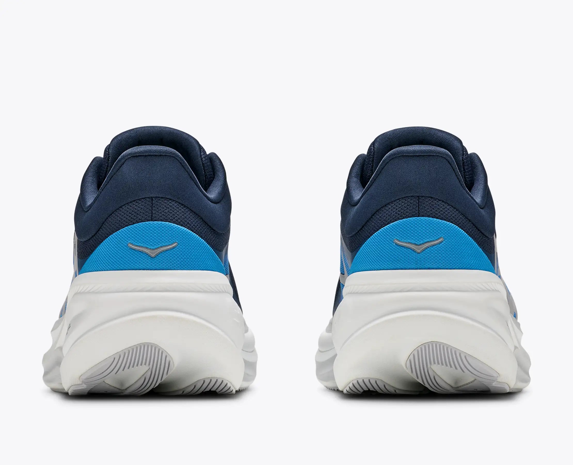 Hoka Mens Clifton Pro Wide Shoes In Varsity Navy/Soft Cobalt