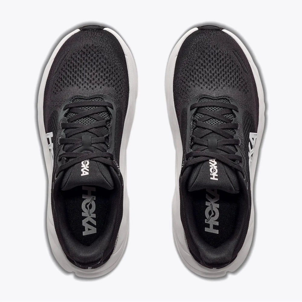 Hoka Mens Arahi 9 Wide Sneakers In Black/White