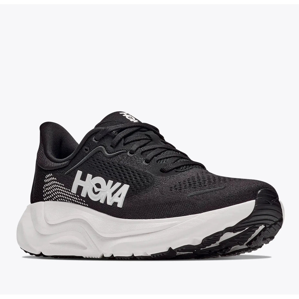 Hoka Mens Arahi 9 Wide Sneakers In Black/White
