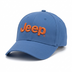 Jeep Mens U Basic Branded Cap In Blue
