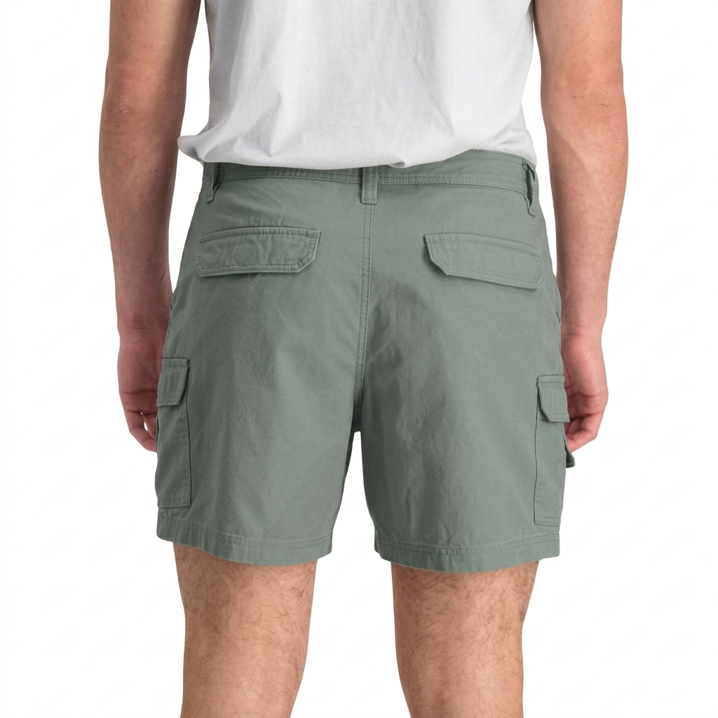 Jeep Mens Fixed Waistband Mountain Shorts In Green
