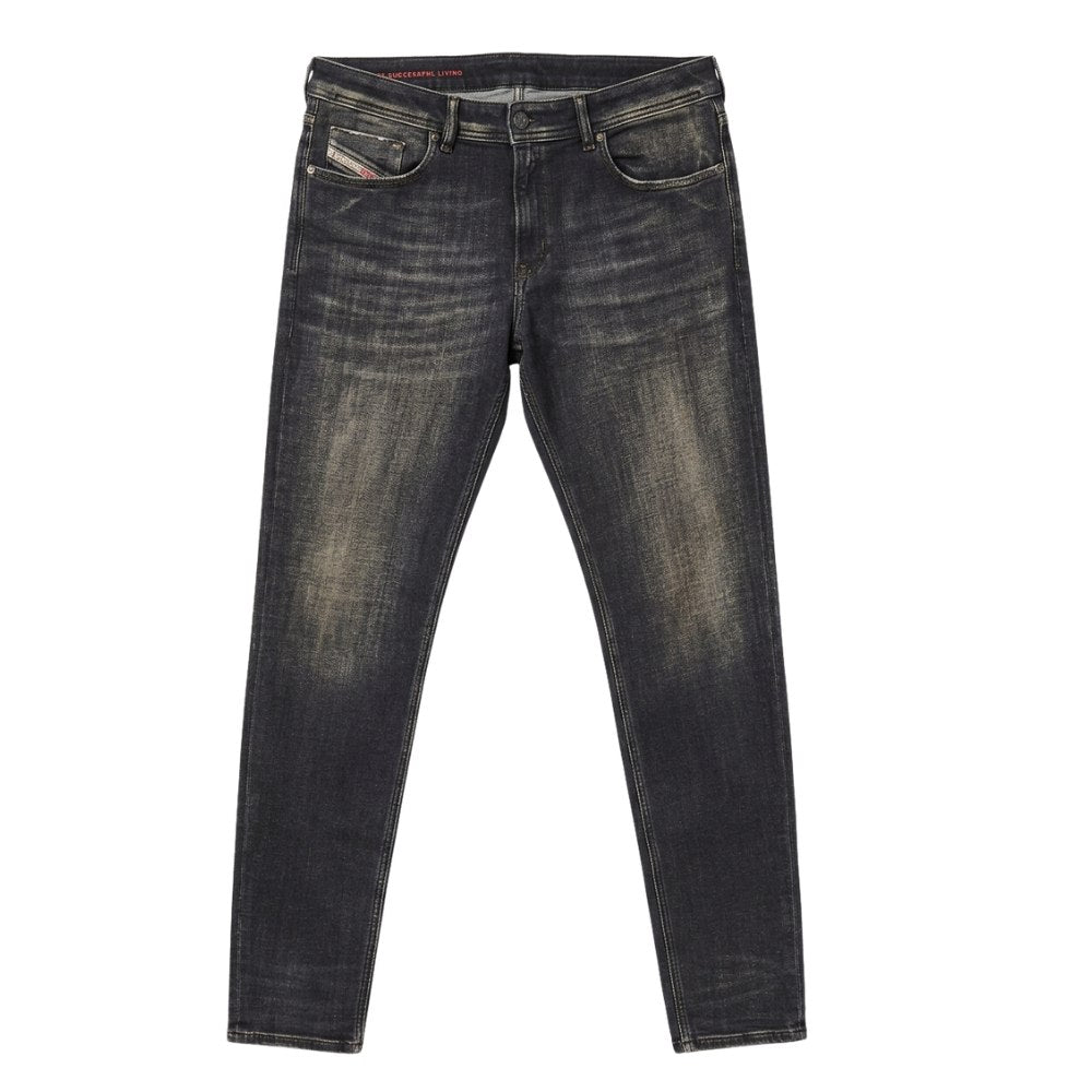 Diesel Mens M-1979 Sleenker Jeans In Black