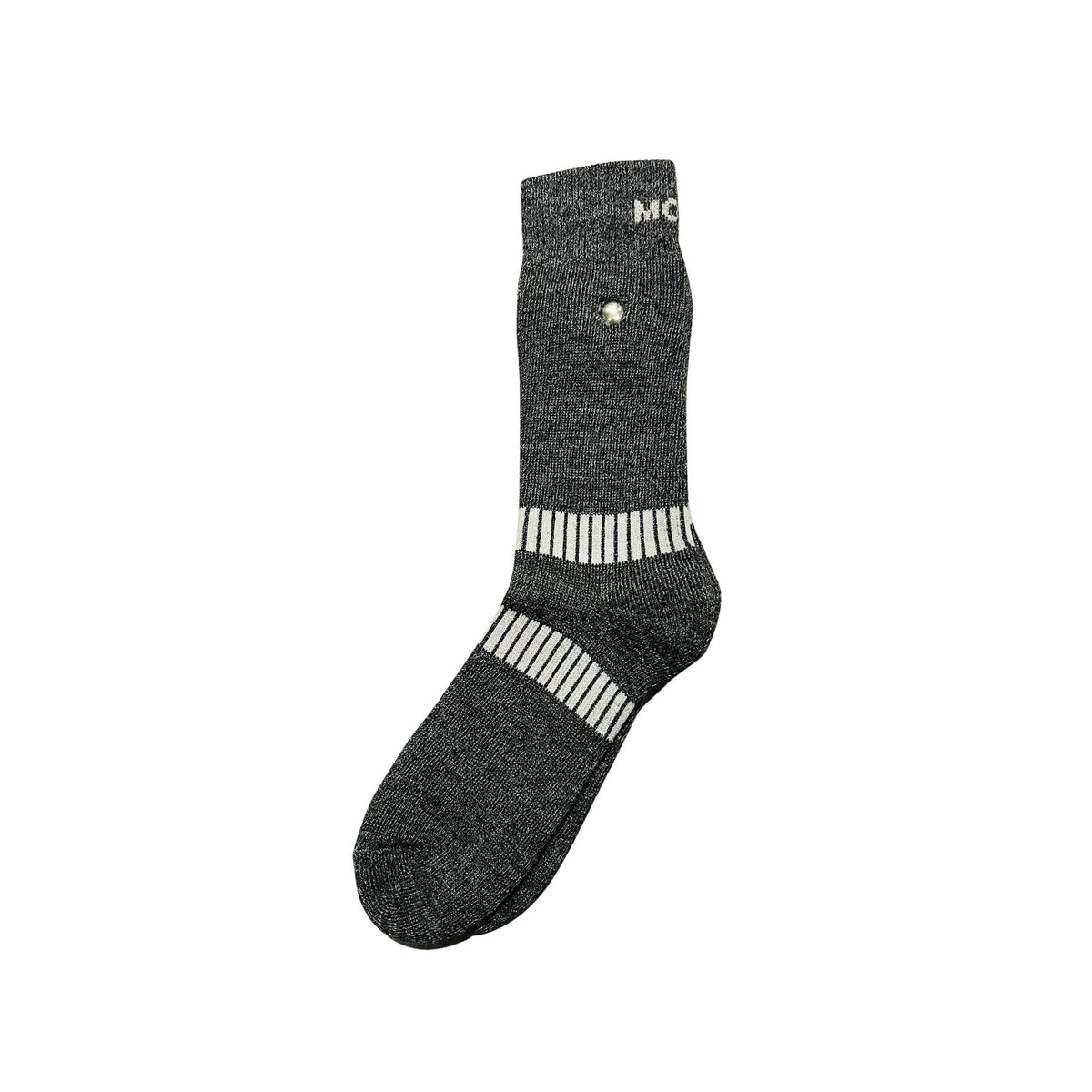 Cape Mohair Mens Full Terry Mohair Socks In Charcoal