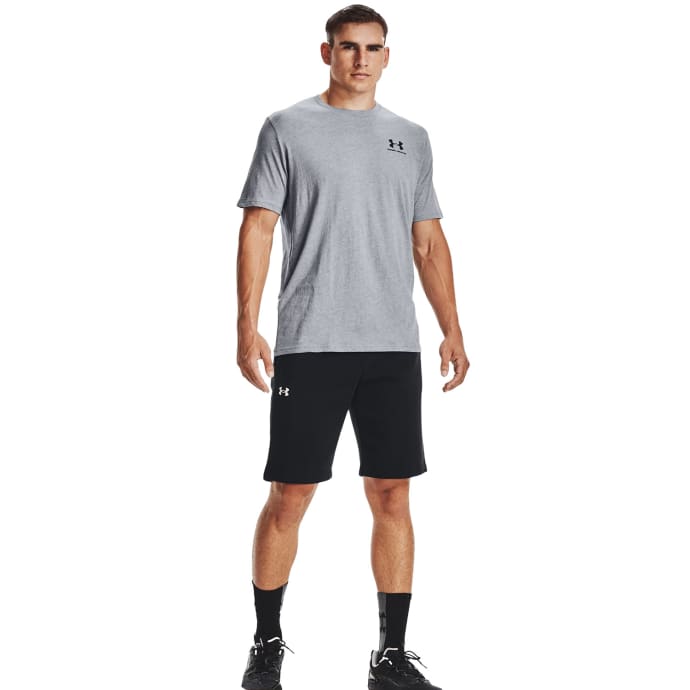 Under Armour Mens Sportstyle Left Chest T-Shirts In Grey