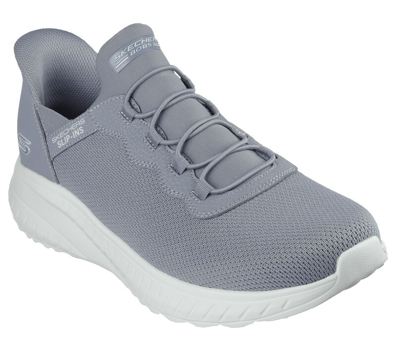 Skechers 118300 Mens Bobs Squad Chaos Slip-In Shoe Grey