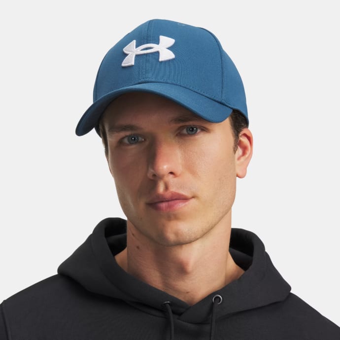 Under Armour Mens Blitzing Stretch Cap In Blue