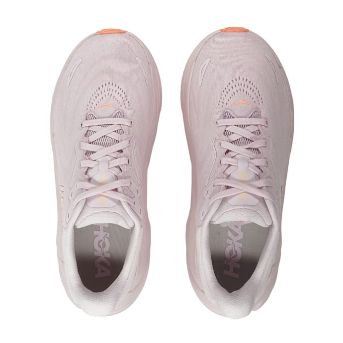 Hoka Womens Arahi 8 Shoes Llp Lilac Cream / Neon Cantaloupe