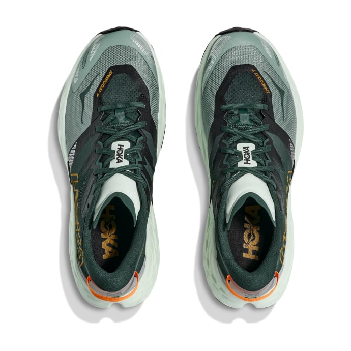 Hoka Mens Speedgoat 7 Wide Shoes In Green