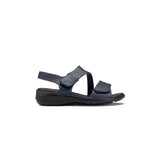 Hush Puppies Ladies Soft Obamia Sandals In Navy