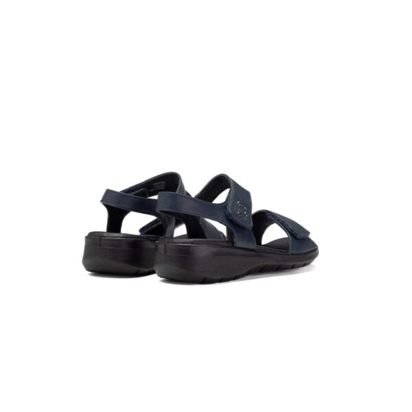 Hush Puppies Ladies Soft Obamia Sandals In Navy