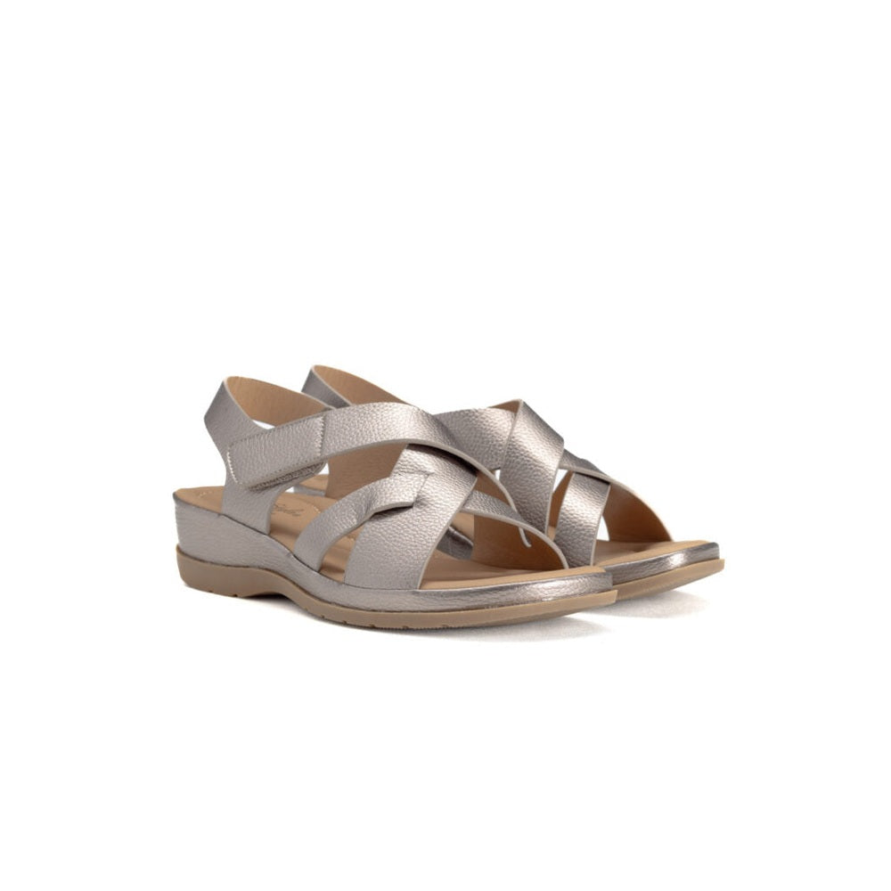 Hush Puppies Soft Style Ladies Eliya Shoes In Pewter