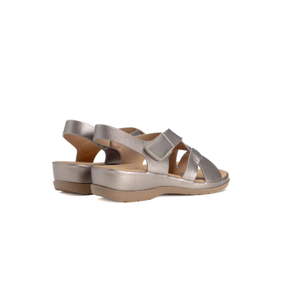 Hush Puppies Soft Style Ladies Eliya Shoes In Pewter