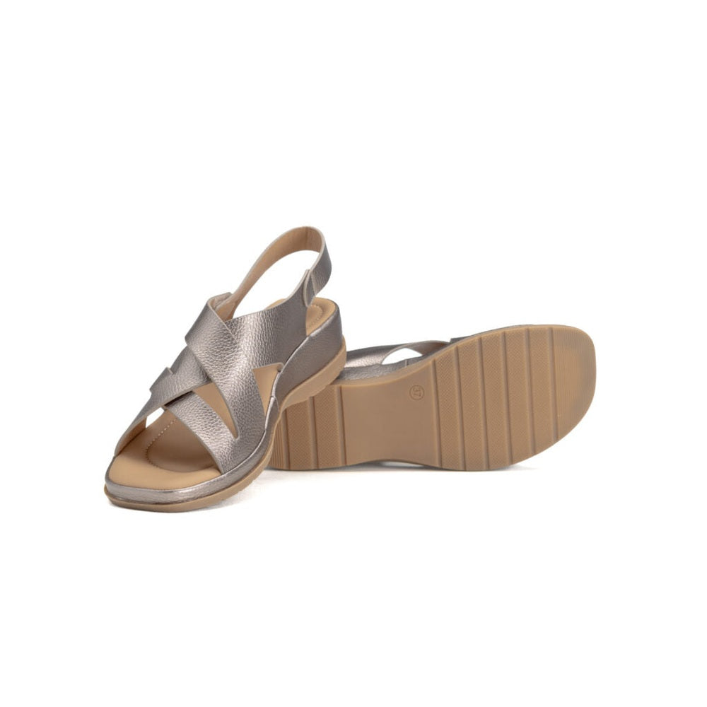 Hush Puppies Soft Style Ladies Eliya Shoes In Pewter